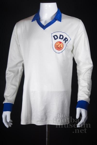  Unknown Player  Match Worn East Germany Shirt